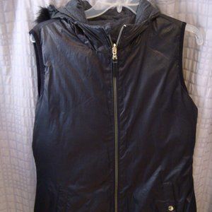 MICHAEL KORS REVERSIBLE JERSEY PUFFER VEST WOMEN'S LARGE